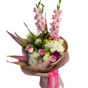 Pink Gladiola Bouquet