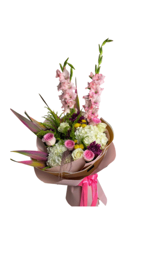 Pink Gladiola Bouquet