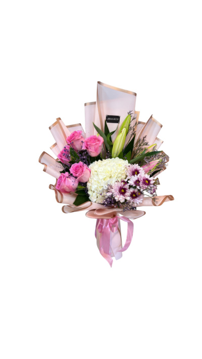 classy hydrangeas bouquet - 185 aed Classy Hydrangeas Bouquet