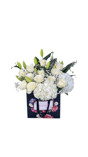 Crystal White Arrangement