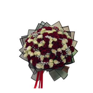 Red and White Round