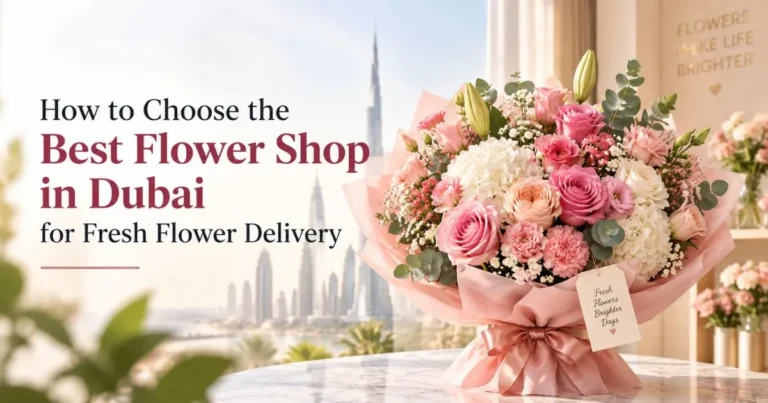 How to Choose the Best Flower Shop in Dubai for Fresh Flower Delivery